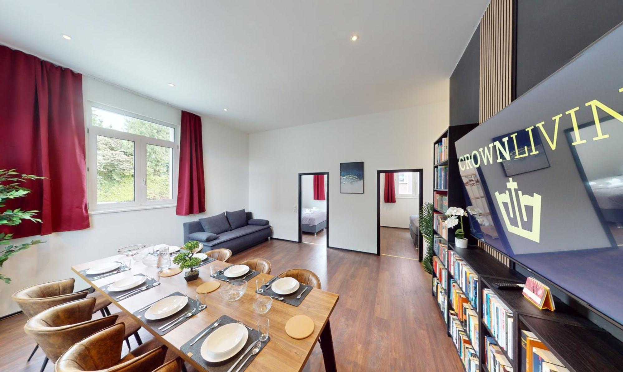 Crown Living Design Loft, Kueche, Bibliothek, Gartensitzplatz * Lustenau