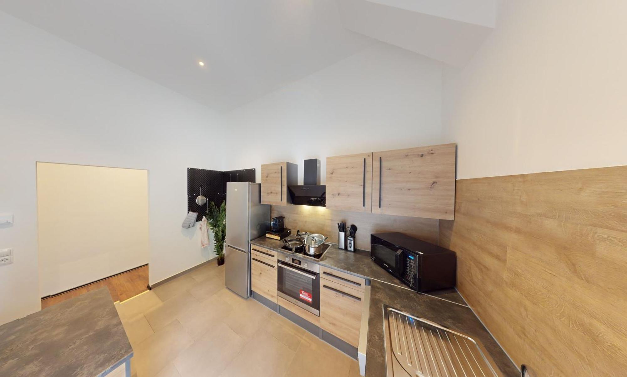 Crown Living Design Loft, Kueche, Bibliothek, Gartensitzplatz Apartment Lustenau